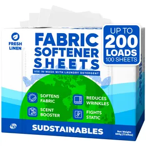Fabric Softener Sheets for Washer - Fresh Scents, Laundry Softener Sheets
