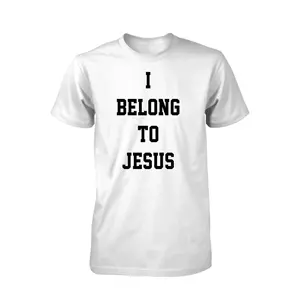 I Belong to Jesus Christian T-Shirt Menswear Top