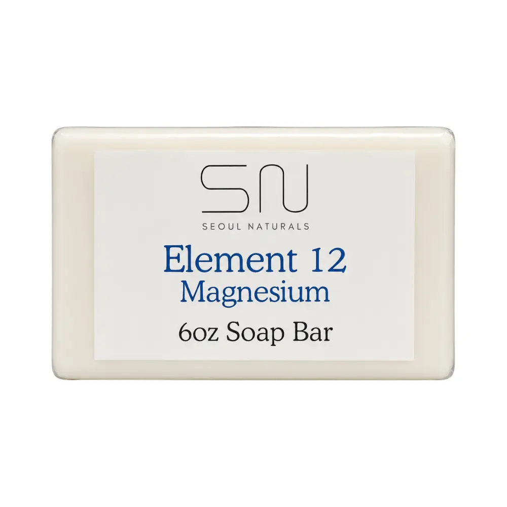 Seoul Naturals Element 12 Magnesium Soap with Lavender and Chamomile, k beauty, 6 oz