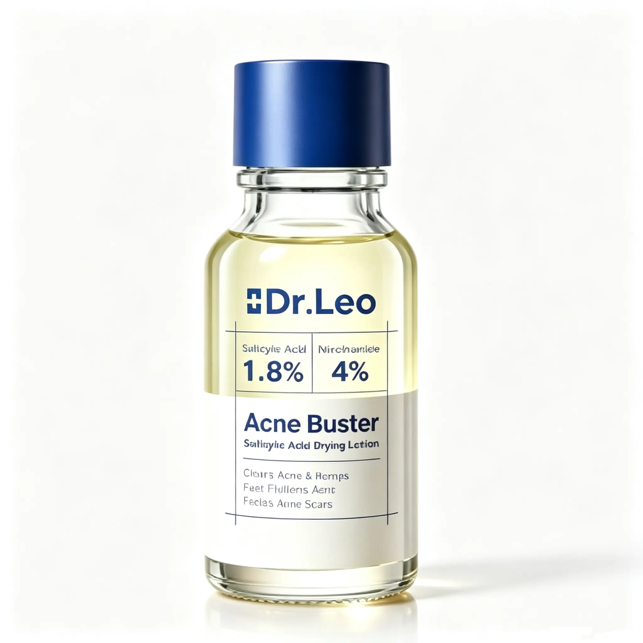 Dr.Leo Overnight Purifying Drying Lotion | 1.8% Salicylic Acid, 4% Niacinamide & 10% Sulfur | Refines the Look of Pores & Absorbs Excess Oil for a Smoother, Clearer-Looking Complexion | 20ml