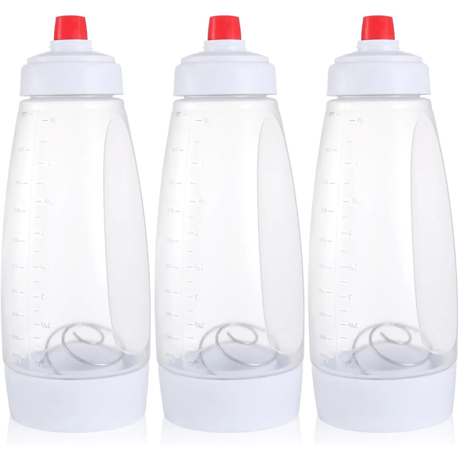 3 Pack Pancake Batter Dispenser Bottle with Blender Squeezes Pancake Batters Mixer Kitchen Shaker Batter Bottle Pancakes Pourer Baking Tool for Waffle Cake Cupcake Sauces Syrup Muffins Stock Up Value Pack Valentine's Day gift Christmas Thanksgiving,campin
