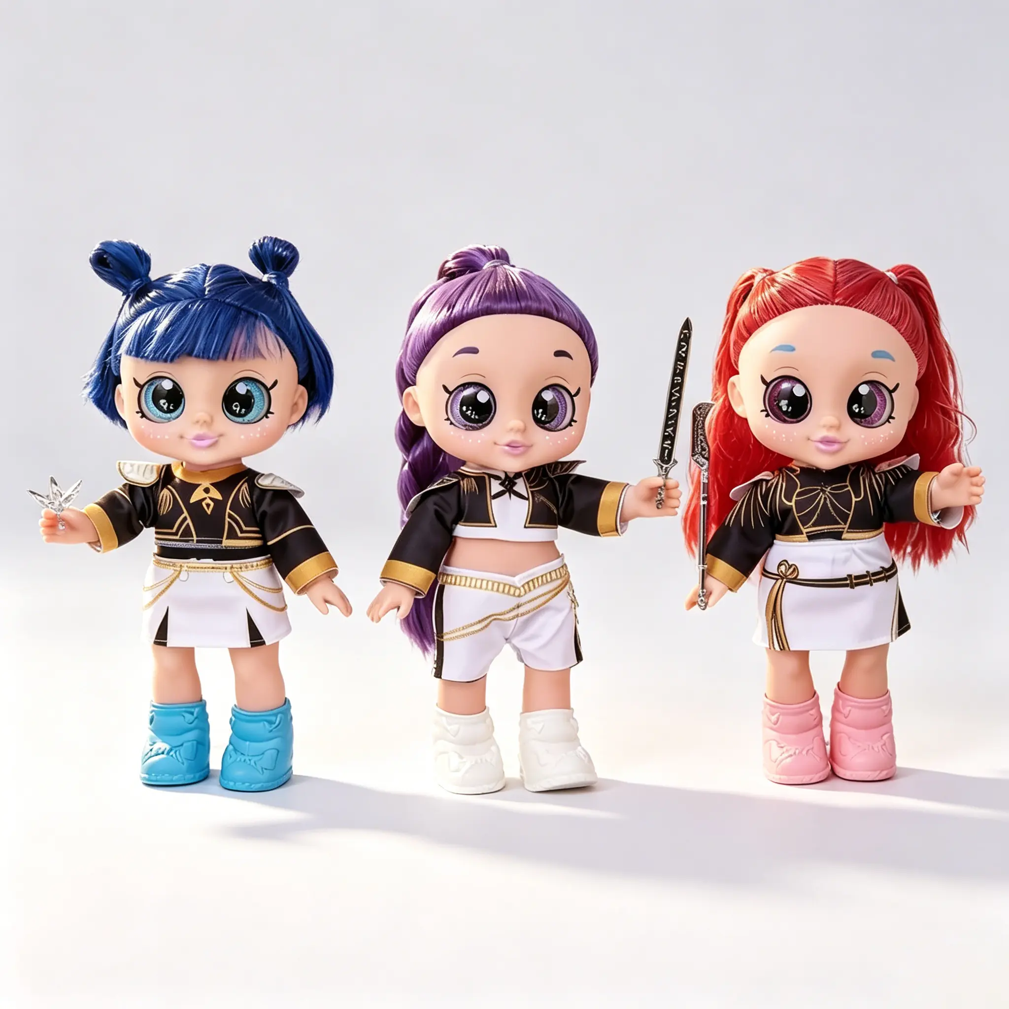 13 Inch Gold Limited Edition Anime Jointed Doll Set, Playable Music Action Figure, Ideal Birthday & Holiday Gift for Girls