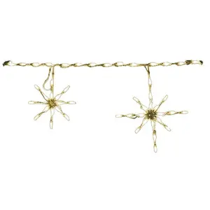 LED Warm White Snowflake #LED-SFL44WW *Set of 12*