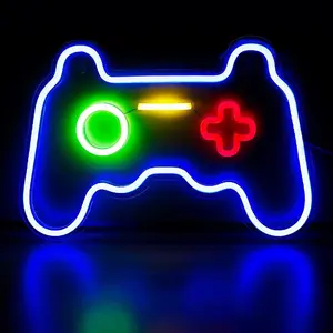 Neon Gaming Controller Light, LED Game Neon Lights, Wall Decor for Gameroom, Best Gift for Boys & Kids, Video Game Controller Neon Lamp