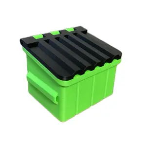 Mini Dumpster Desk Organizer – 3D Printed with Magnetic Lid Box Storage Storage Unit