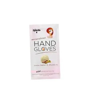 SpaLife - Pink Miraculous Moisturizing Hand Gloves Nail Cocoa Masks Moisturize Moisturizer Moisture Hydrating Hydrate Silky Smooth
