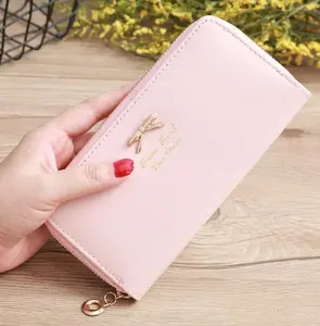 Luxury Large Capacity Bowknot Decor Wallet Clutch - Women's Organized Handbag with Phone Box, Card Holder and Long Purse Features - Stylish and Spacious Accessory for Daily Use