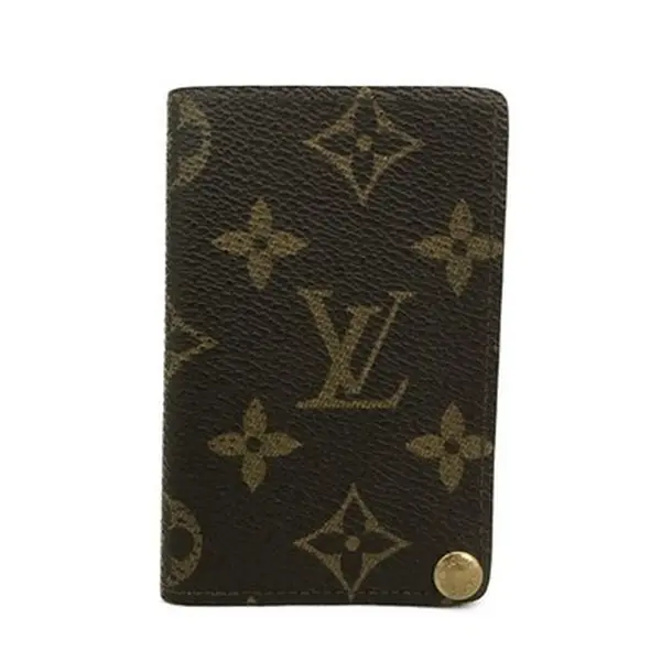 Pre-owned Louis Vuitton Other Other Monogram Card Holder Credit Pression Card Case/8CG0173 12657708469/754145