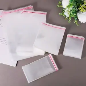100pcs Transparent Sealed Bags, Transparent Design, Sealed Closure, Waterproof Moisture-Proof Storage Bags, Waterproof Pouch, Multi-Specification Sorting Organizer, Home Miscellaneous Storage, Moisture Resistant Plastic, Multifunctional Storage Bag