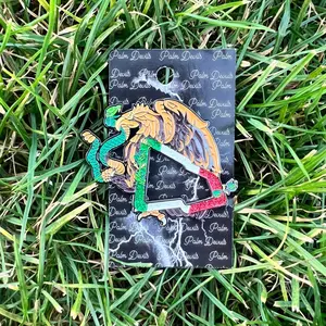 Mexico eagle pin frame