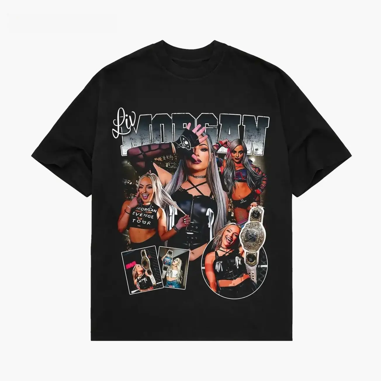 LIV MORGAN TEE, Wrestling Graphic Tee, WWE Tee, Sports T-shirt, Athlete Shirt, Wrestling Gift Streetwear Crewneck Clothing GD0