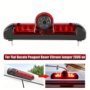 3rd High Brake Light Camera for Renault Trafic/Vauxhall Vivaro/for Nissan Primastar - 6-LED Parking Reverse Backup Camera with CCD Sensor, Wide View Angle, Universal Fit (2001-2014 Models), Vehicle Backup Cameras