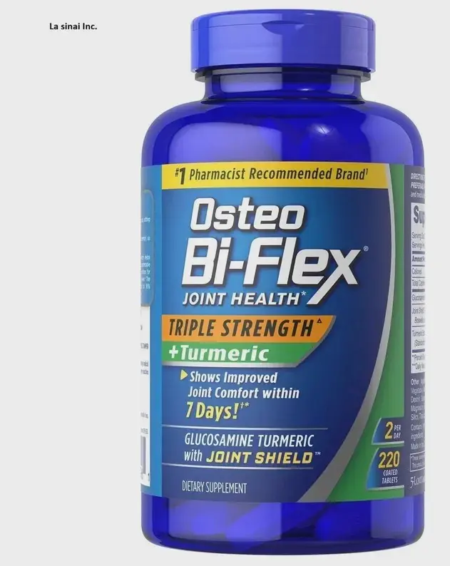 Osteo Bi-Flex Triple Strength with TURMERIC / 220 ct. / NEW & SEALED 4/28