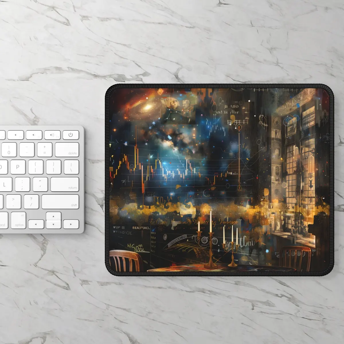 Mousepad Trader Stock Candle Chart #3 Crypto Art from Shirtfornia