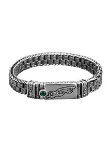 Handmade Greenstone Vine Grass Weave Bracelet, Vintage Ethnic Style Unisex Jewelry, 2026 Trendy National Wind Accessory