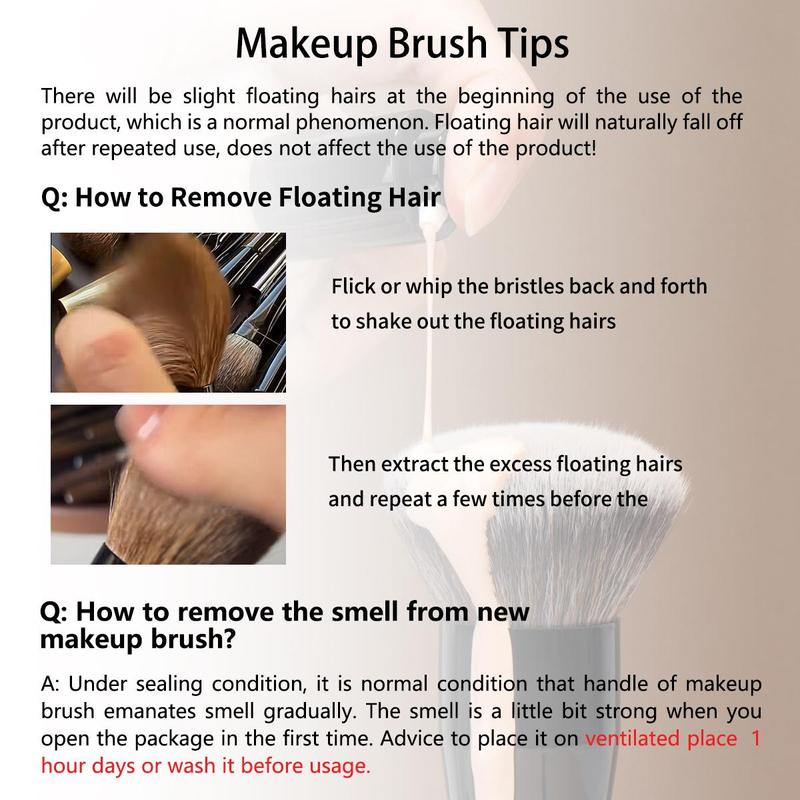 MAANGE Professional Soft Makeup Brush Set, Makeup Brush Kit, 1 set Multifunctional Makeup Brushes for Powder Liquid Cream, Makeup Tools for Women