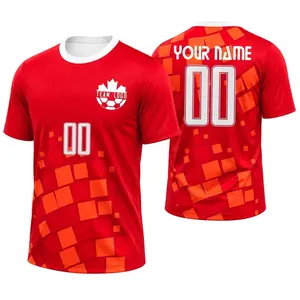 2026 Canada Top Shirt Inspired Personalized Soccer Jersey
