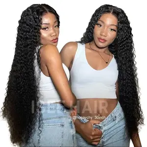 ISEE Wear Go Deep Wave Pre Cut HD Lace Glueless Lace Closure Wig - Beginner Friendly Gift for Girlfriend/Wife/Family #SpringStatements