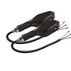 Motorcycle 3 in 1 Turn Signal LED Light, IPX6 Waterproof Weather Resistant Stable Bright Turning Signal Light, Universal Arrow Front and Rear Tail Light with Turn Signal, Motorcycle LED Lights, Motor Parts Accessories, Blinker Light