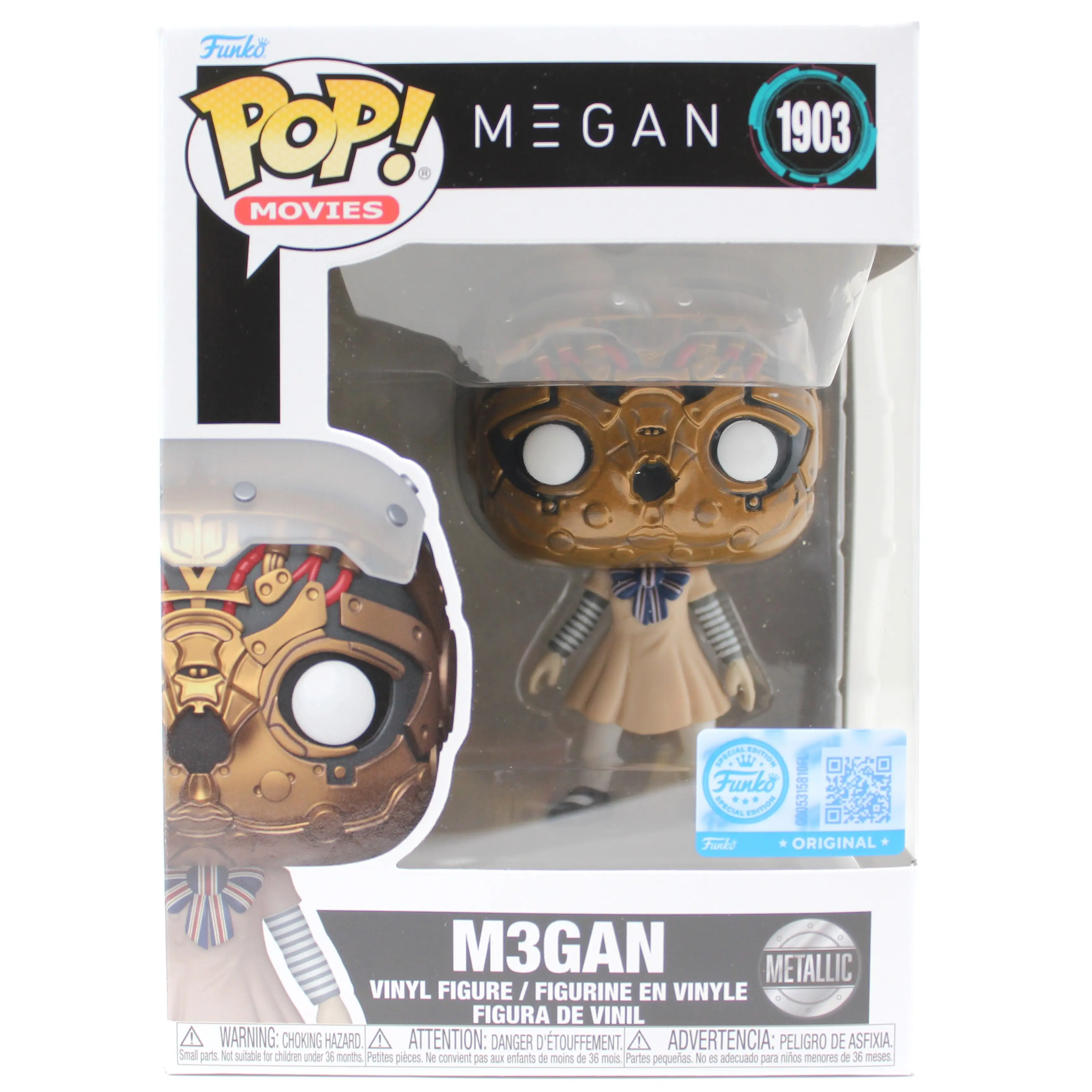 Funko Pop! M3GAN #1903 (Metallic) Entertainment Earth Exclusive