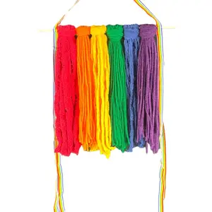 Colorful macrame