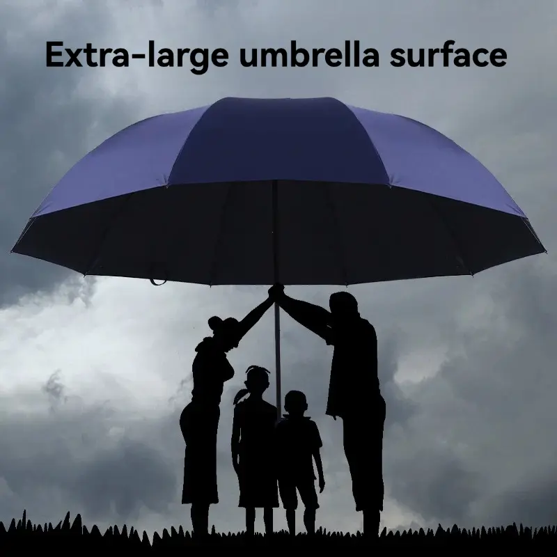 48-Inch Double-Person Windproof & Rain-Proof Portable Folding Umbrella, Sturdy 12-Rib Waterproof Wind-Resistant for Stormy Weather, Graduation 2026 gifts, perfect for mother and father's day