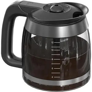 12-Cup Glass Carafe Pot Replacement Compatible with Ninja Coffee Brewer Maker, Fit Models CE251 CE201 CE201C CE200 CE200C Model# XGLSLID200, 1 Pack