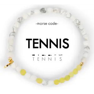 MINI Morse Code Bracelet | TENNIS