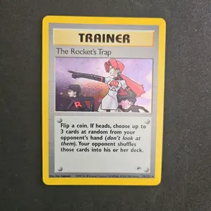 The Rocket's Trap Non-Sports Trading Card - 19, Gym Heroes Holofoil, Near Mint [NM]