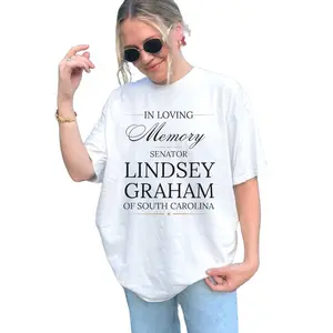 Lindsey Graham Memorial Shirt, South Carolina Senator Patriotic T-Shirt, In Loving Memory Tribute Tee, Remembrance Tee