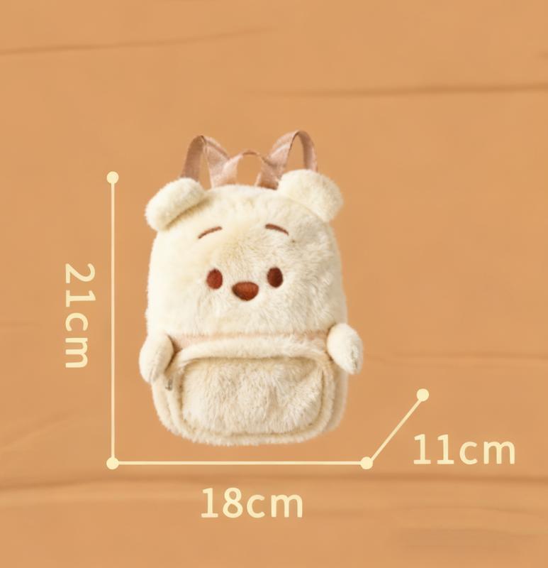 Disney Winnie the Pooh Mini Backpack - Cute and Compact Plush Shoulder Bag for Kids and Adults, Perfect for Everyday Use and Gift