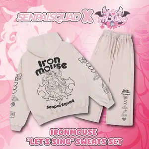 "Let's Sing" Ironmouse Apparel Set (Sand)