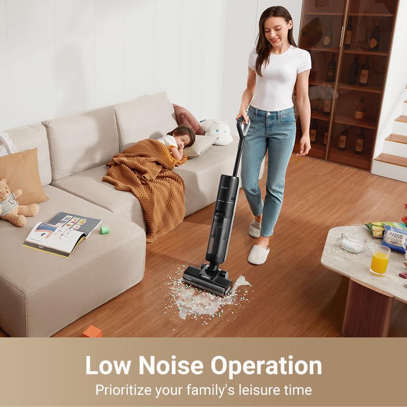 DREAME G10 Wet Dry Vacuum Cleaner, Cordless Vacuum Mop All in One with Auto Self-Cleaning, Up to 30 Mins Runtime, Cordless Floor Cleaner Machine for Hard Floors, Edge Cleaning Wet Dry Vacuum