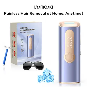 IPL Hair removal device LYSMOSKI KA10  with Cooling, 3-in-1 At-Home Laser Device - 9 Levels, 999900 Flashes for Women and Men, for Face, Armpit, Arm, Bikini Line, Leg, and Whole Body - Permanent Hair Removal Upgrade