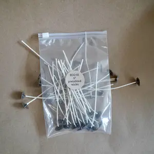 ECO 10, 6" Candle Wicks: 50 Wicks