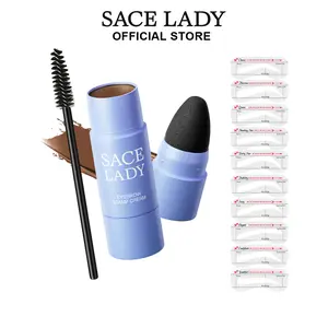 SACE LADY Eyebrow Stamp Kit, No Skills Needed, Instant Natural Brows with Stencils, Waterproof & Long Lasting Brow Makeup