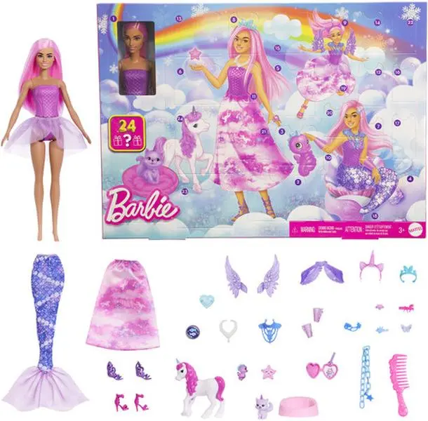 Mattel - Barbie Fantasy Advent Calendar  [Collectible Figurine/Statue/Bust] Paper Doll