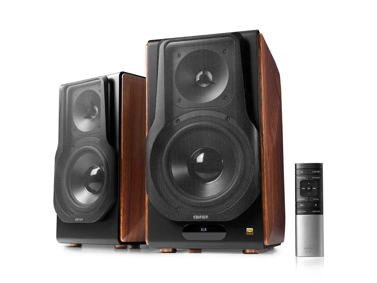 Edifier S3000MKII Active Speakers, Powered Wireless Bookshelf Speakers with Aluminum Diaphragm Mid-Bass Drivers and Planar Magnetic Tweeters, Bluetooth 5.0 and Hi-Res Audio