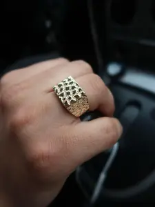 Gold Nugget Ring