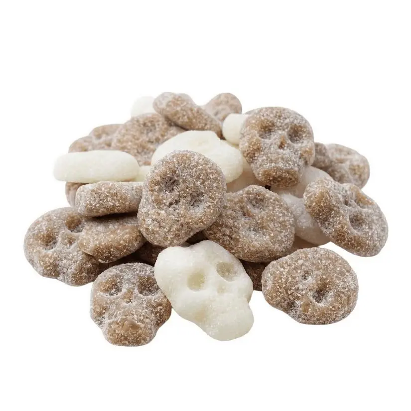Frisia Swedish Sour Cola Skulls Brown & White  4.4 lb