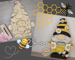 DIY Bee Gnome Shelf Sitter #30001