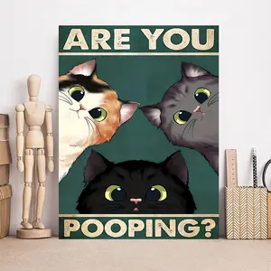 Cat Pattern DIY Diamond Arts Crafts Colorful Painting Kit without Frame, 1 Set DIY 5D Diamond Arts Colorful Painting Kit, Wall Art Decor for Home Living Room Bedroom