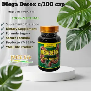 Mega Detox All Natural Health Supplement - 100-Capsule Natural Dietary Formula for Detox & Wellness Support, All Natural Supplement