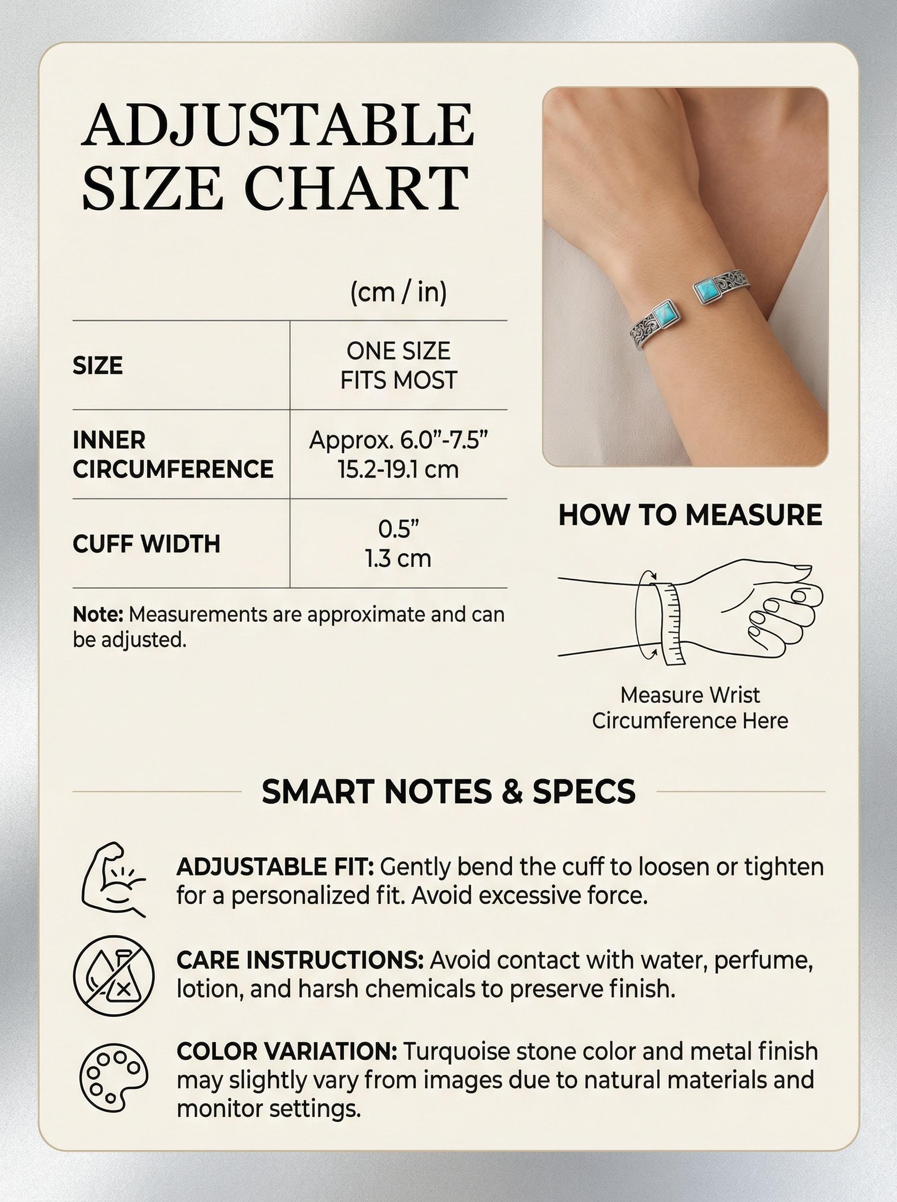 Wrangler Cuff Bracelet for Women Adjustable Open Cuff Bangle Bracelet Gold Silver Jewelry