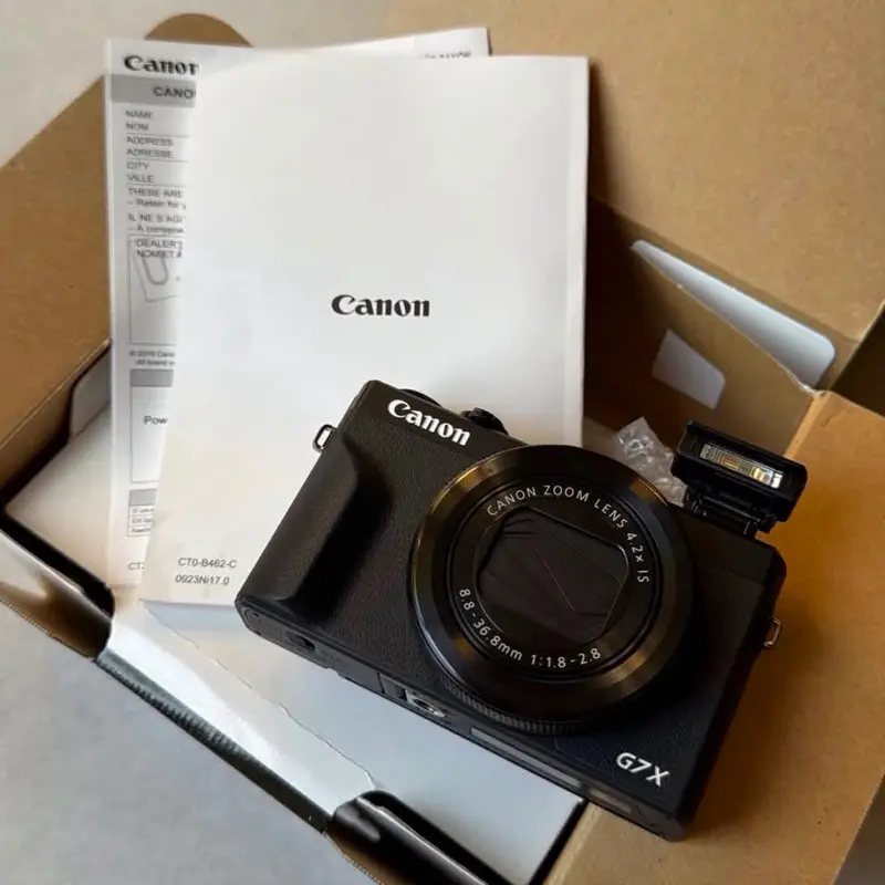 Brand new Canon G7x camera