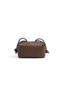 Handmade Knitted New Korean Style Small Square Bag, Trendy Handbag Shoulder Bag for Women, Fashion Versatile Cross-Border