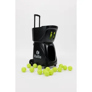 Rallie Pickleball Machine - Midnight Black