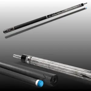 EVO FREEDOM POOL CUE - SHADOW FLAME - BLACK LEATHER WRAP