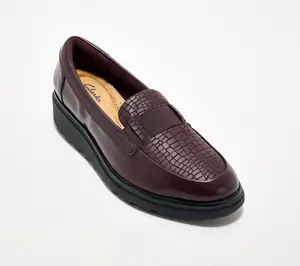 Clarks Collection Leather Loafers - Sharon Pace