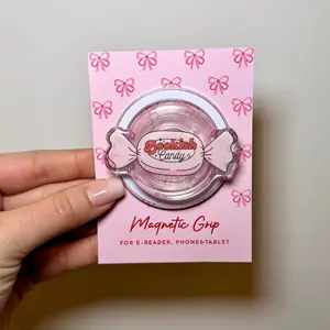 Book Sweets MagSafe Phone Grip, Cute Magnetic Phone Holder, Adorable GripTok, Bookish Gift mount accessories Foldable Wireless pop socket